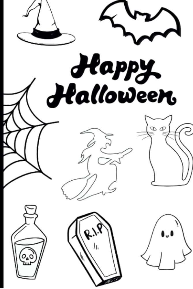 halloween coloring book